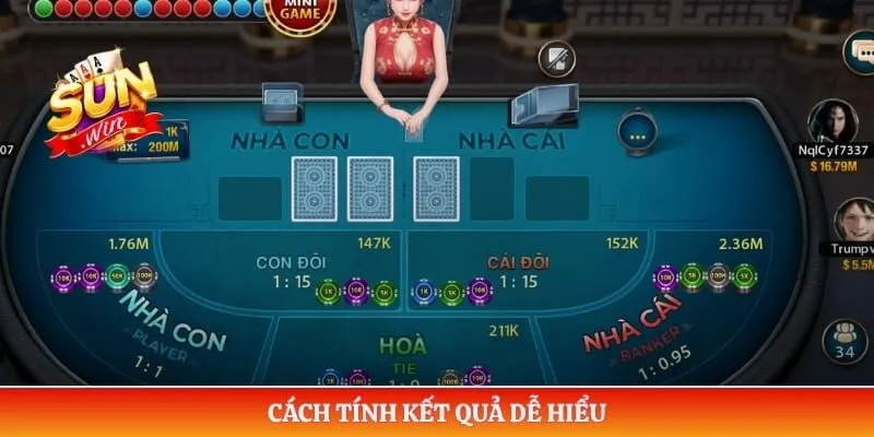 Baccarat Sunwin - Luật Chơi Và Kinh Nghiệm Cho Người Mới Cách tính kết quả dễ hiểu