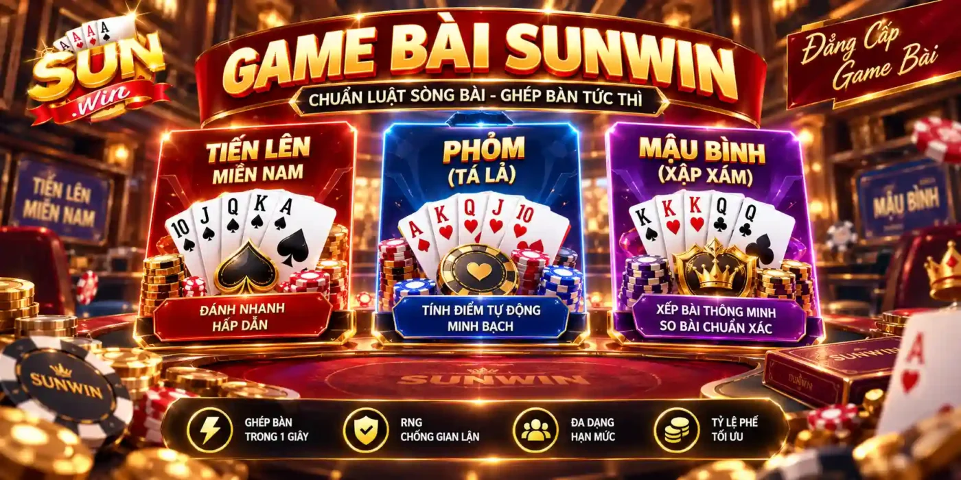 Sunwin ⭐️ Link Tải Cổng Game Sun win Mới Nhất 2026 Game Bài Sunwin Sôi Động - Vào Ngay Không Đợi Phòng