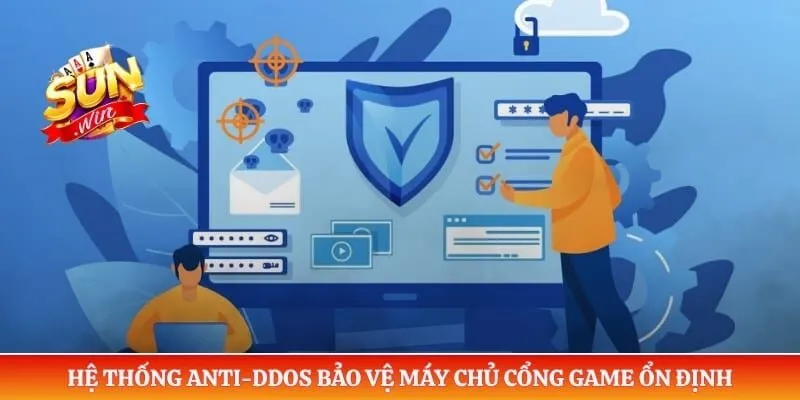Chính sách bảo mật Sunwin Hệ thống anti-DDoS bảo vệ máy chủ cổng game ổn định